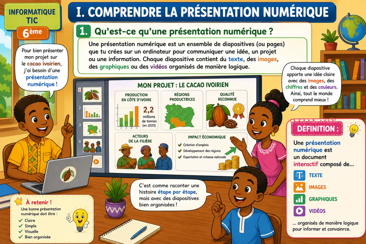 Présentation numérique — illustration