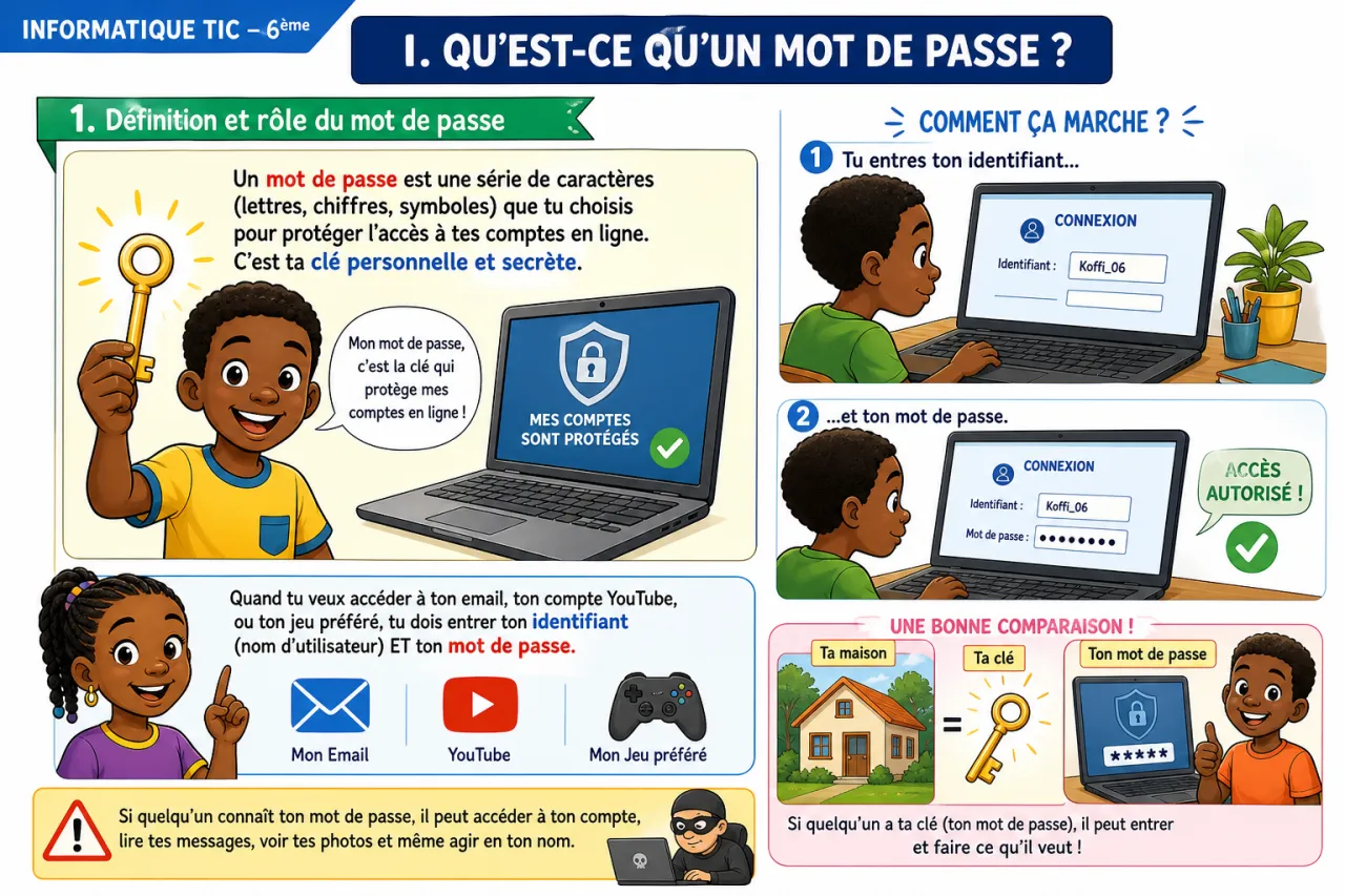 Mot de passe — illustration