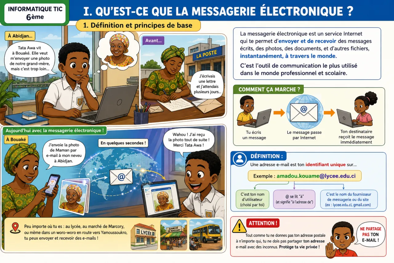 Messagerie électronique — illustration
