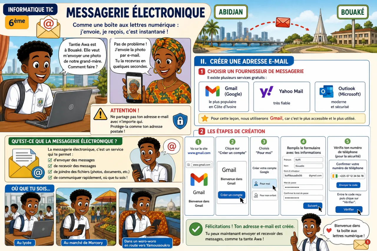 Messagerie électronique — illustration