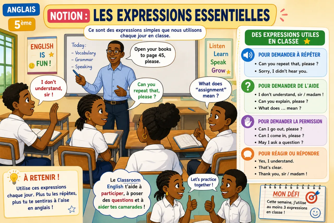 Classroom English — illustration