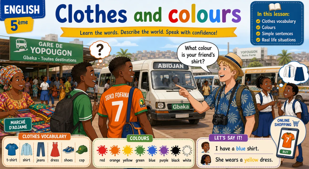 Clothes and colours