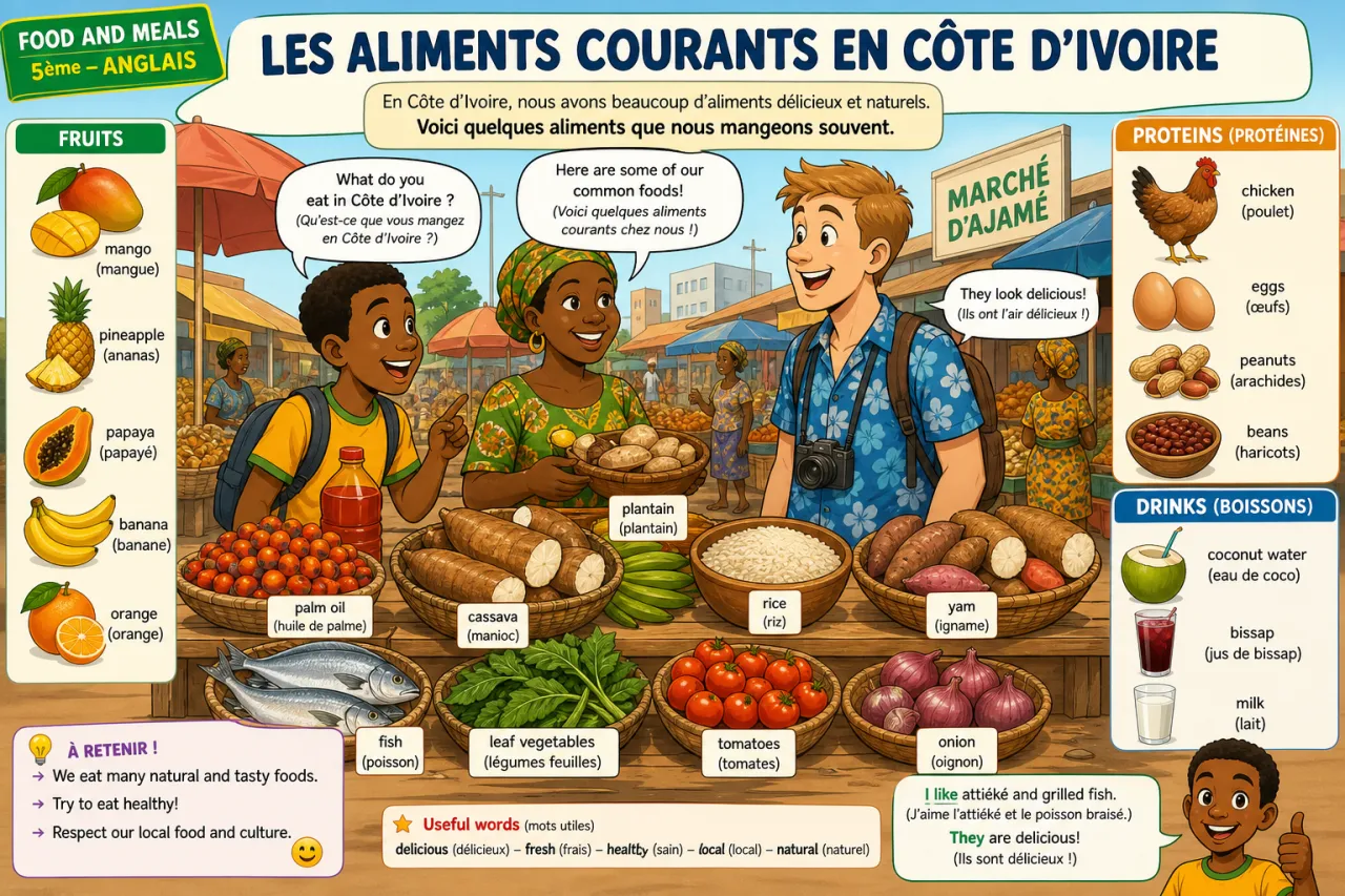 Food and meals — illustration