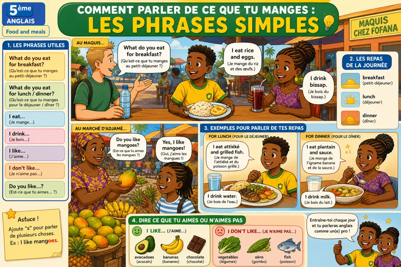 Food and meals — illustration