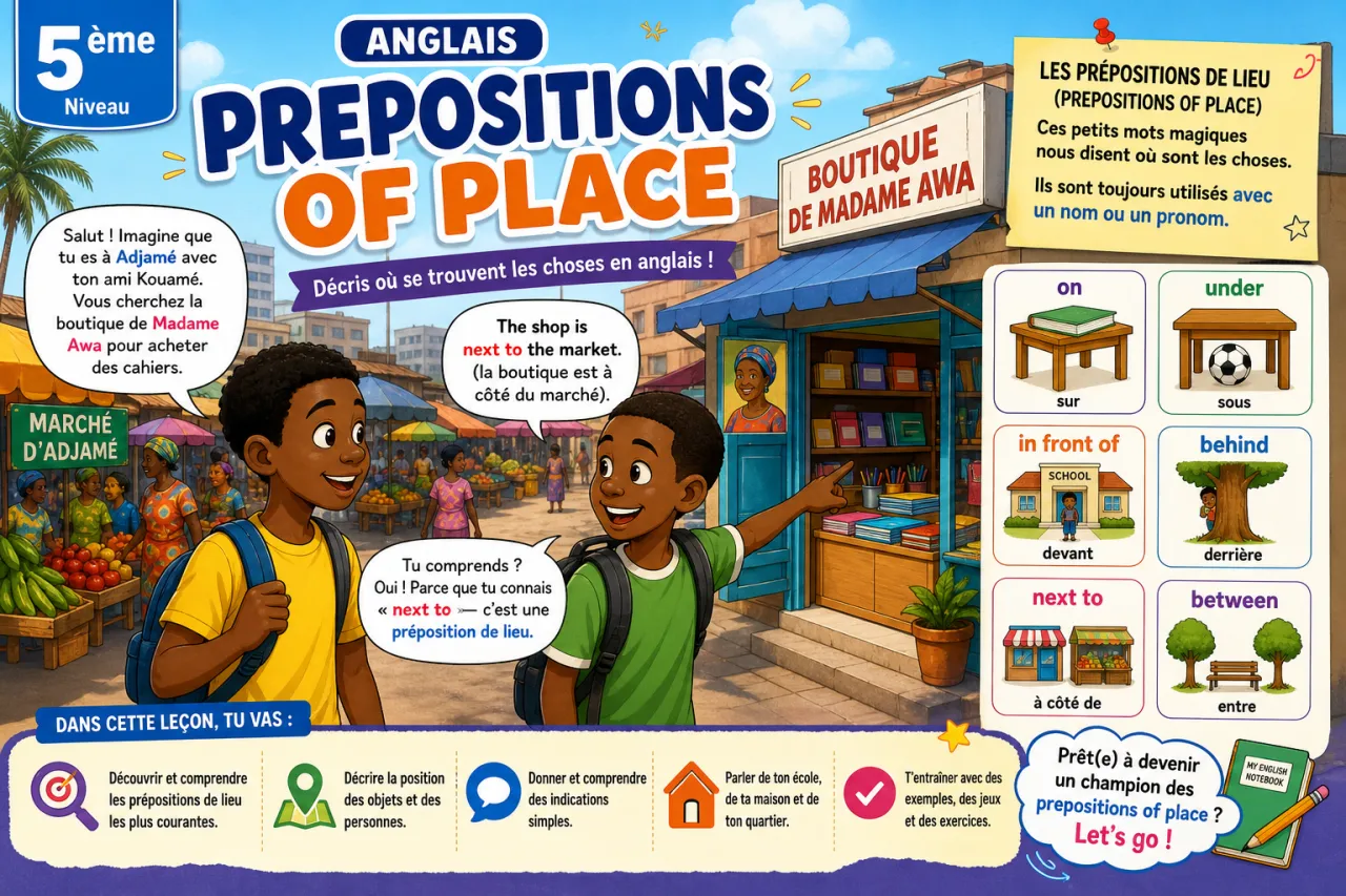 Prepositions of place