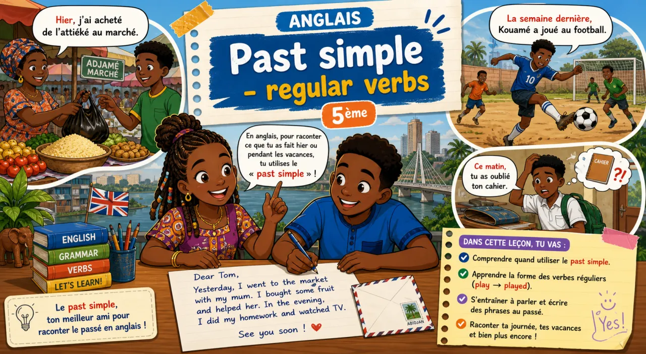 Past simple - regular verbs