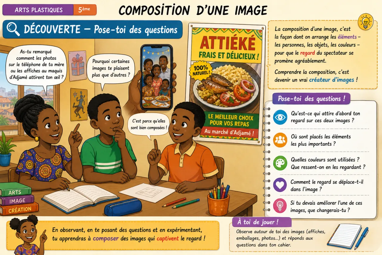 Composition d’une image — illustration