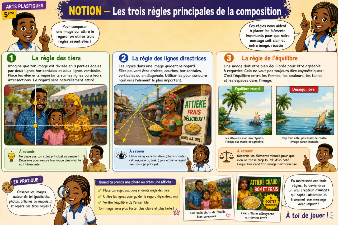 Composition d’une image — illustration
