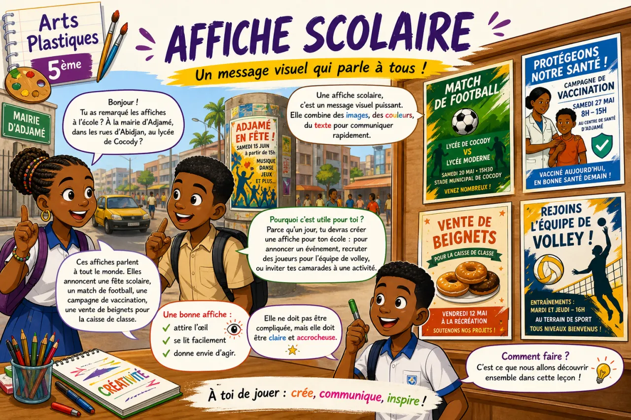Affiche scolaire