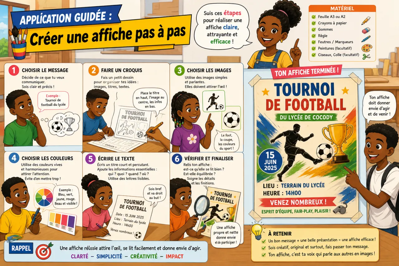 Affiche scolaire — illustration
