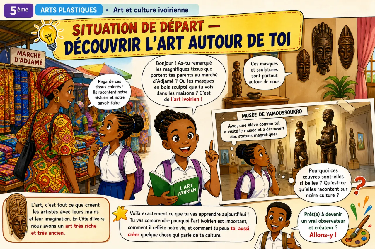 Art et culture ivoirienne — illustration