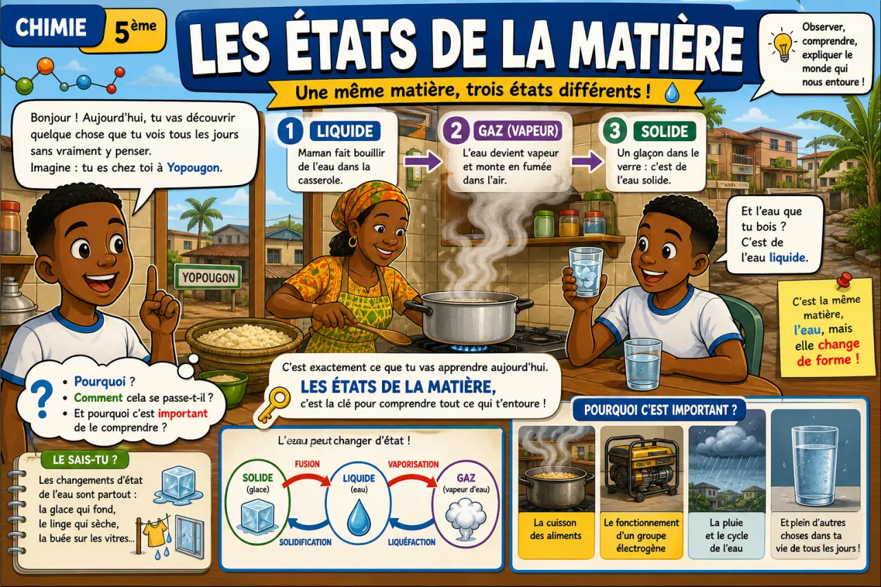 Les états de la matière
