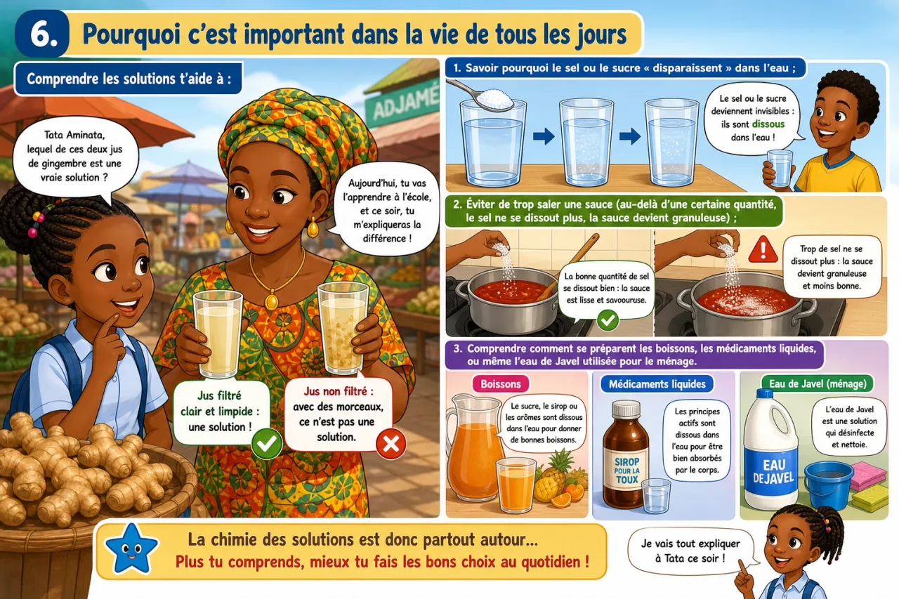 Les solutions — illustration
