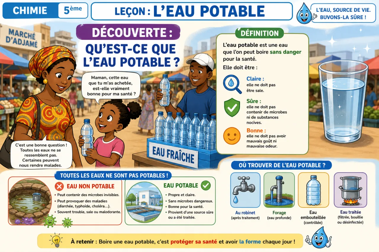L’eau potable — illustration