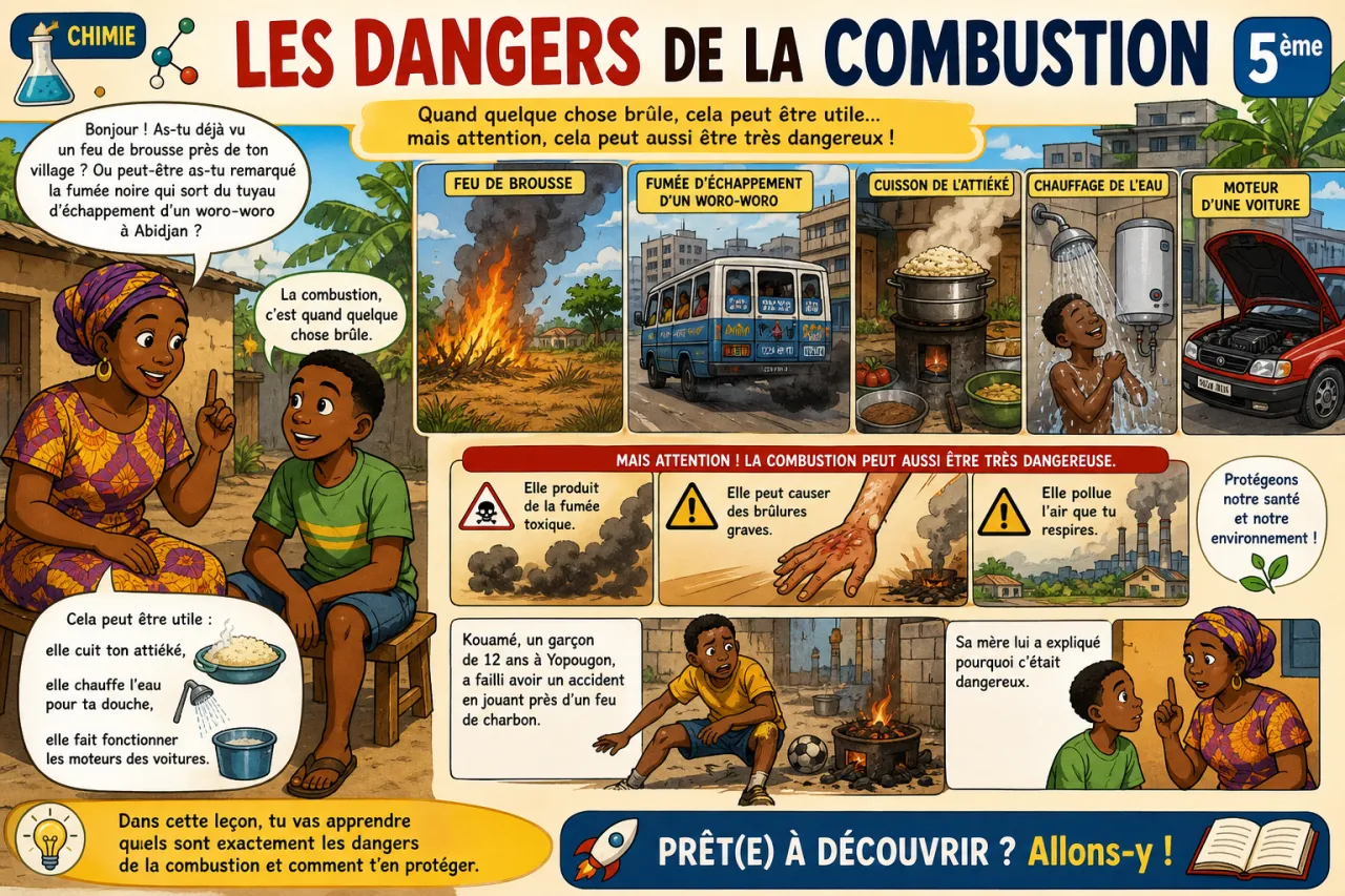 Les dangers de la combustion