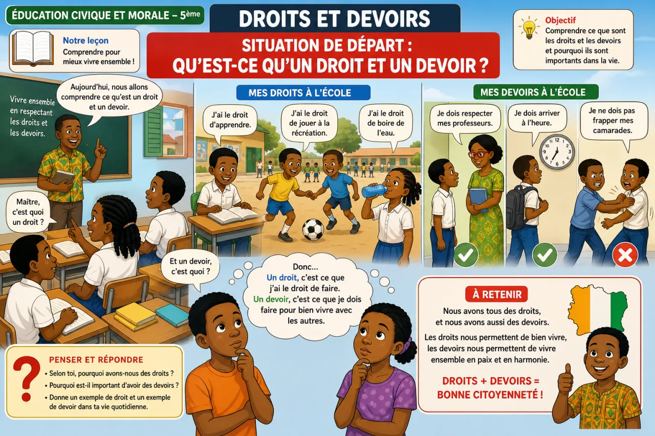 Droits et devoirs — illustration