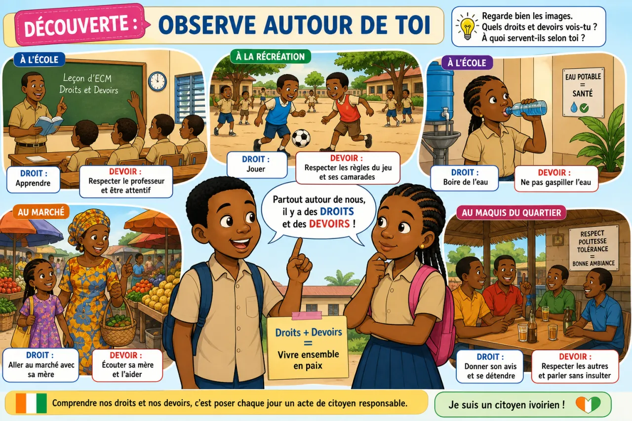 Droits et devoirs — illustration