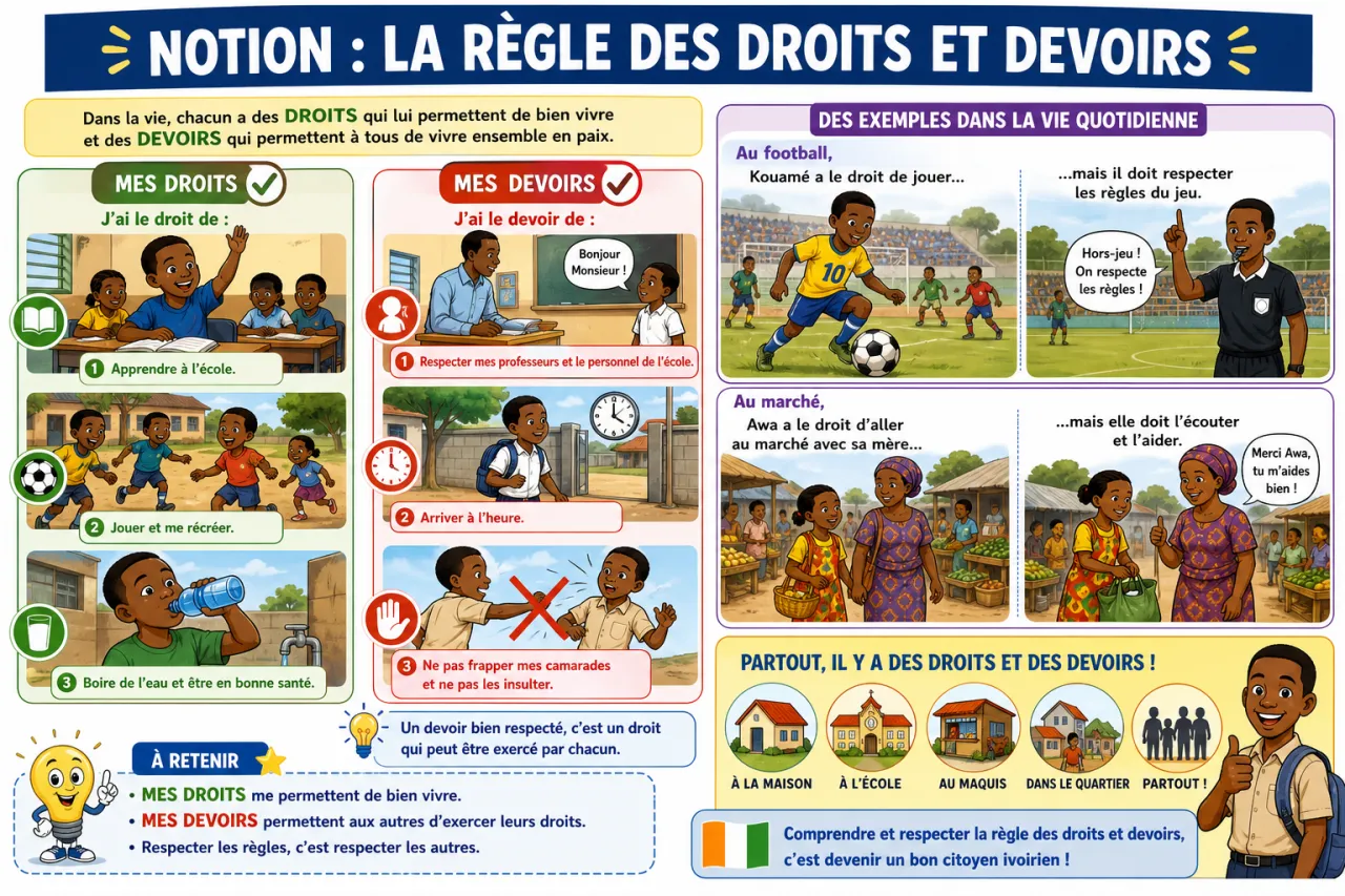 Droits et devoirs — illustration