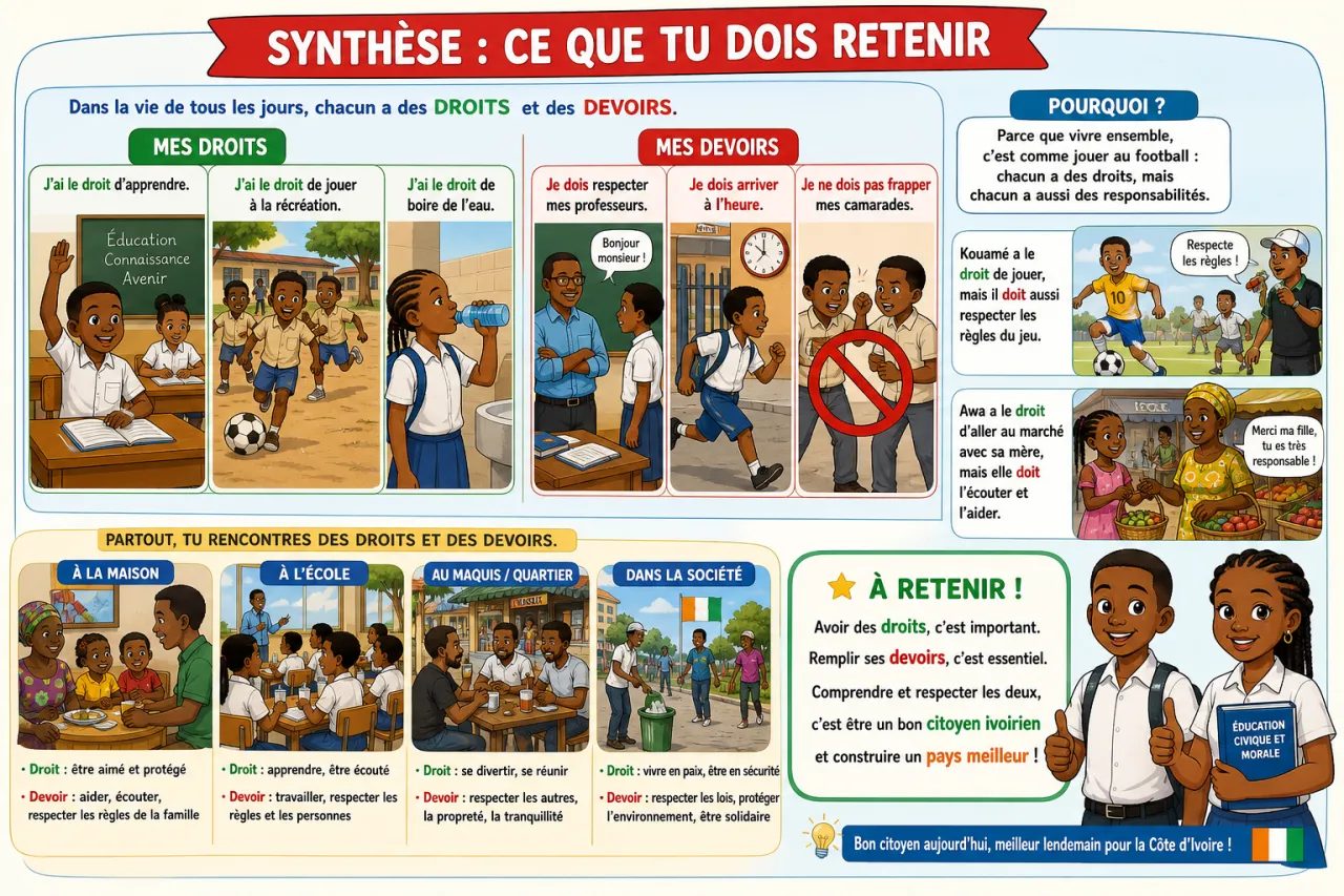 Droits et devoirs — illustration
