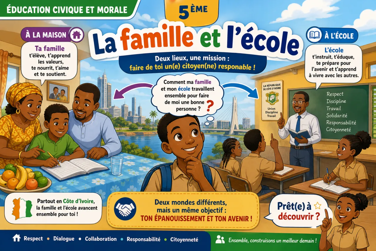 La famille et l’école