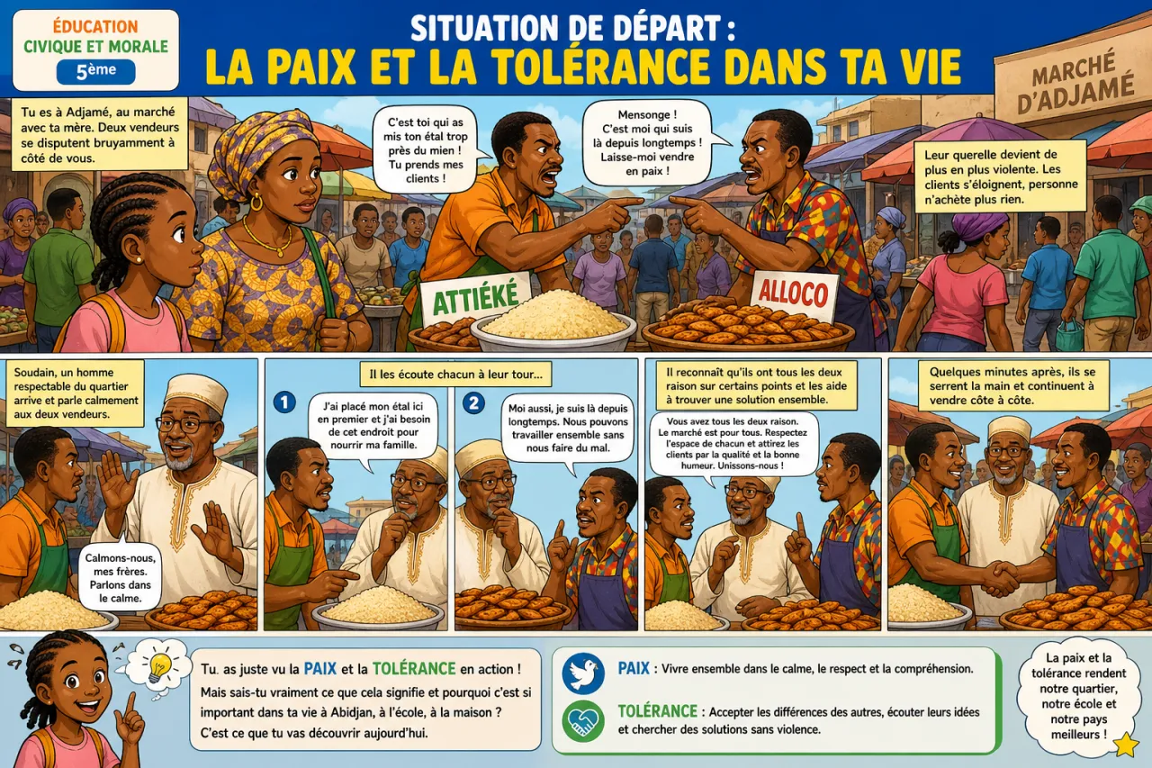 Paix et tolérance — illustration
