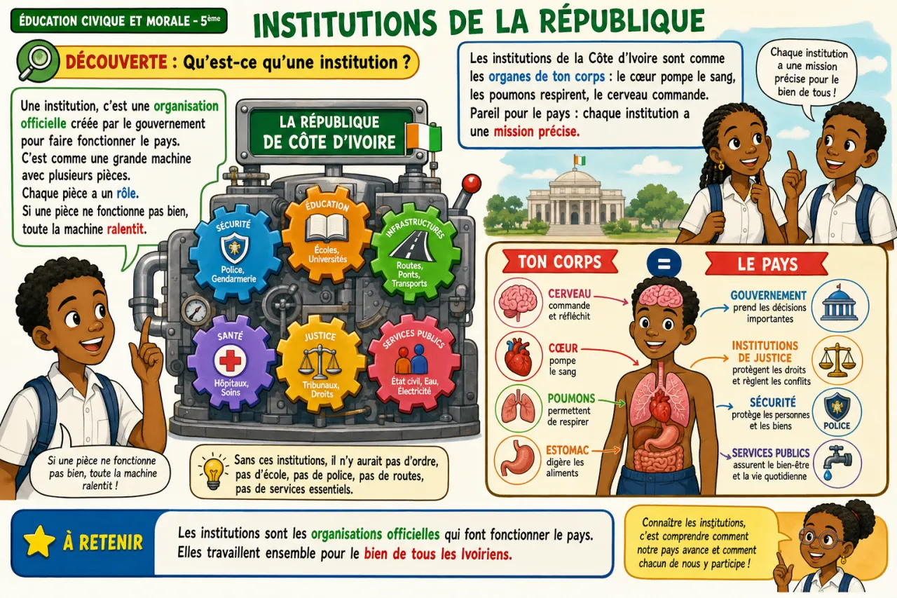 Institutions de la République — illustration