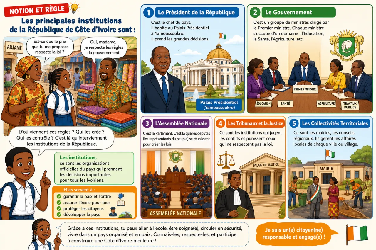Institutions de la République — illustration