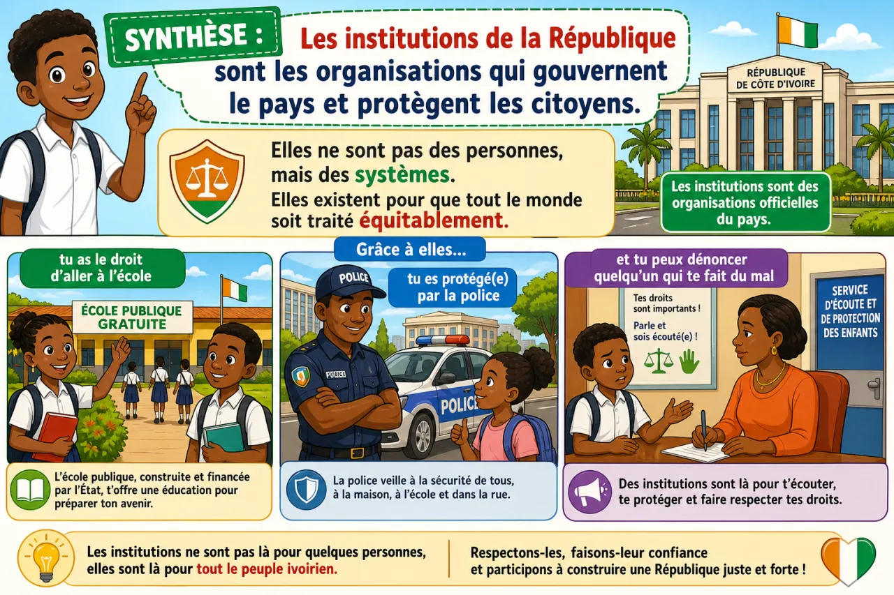 Institutions de la République — illustration