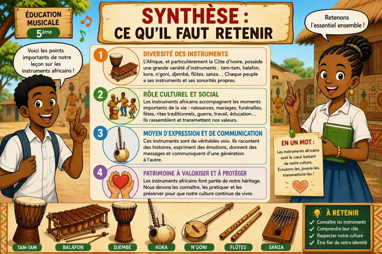 Instruments africains — illustration