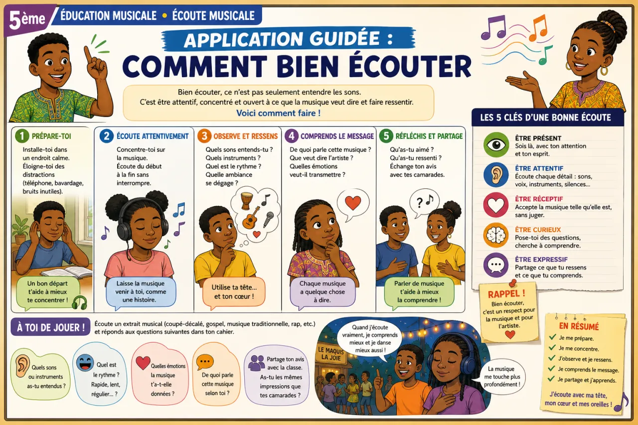 Écoute musicale — illustration