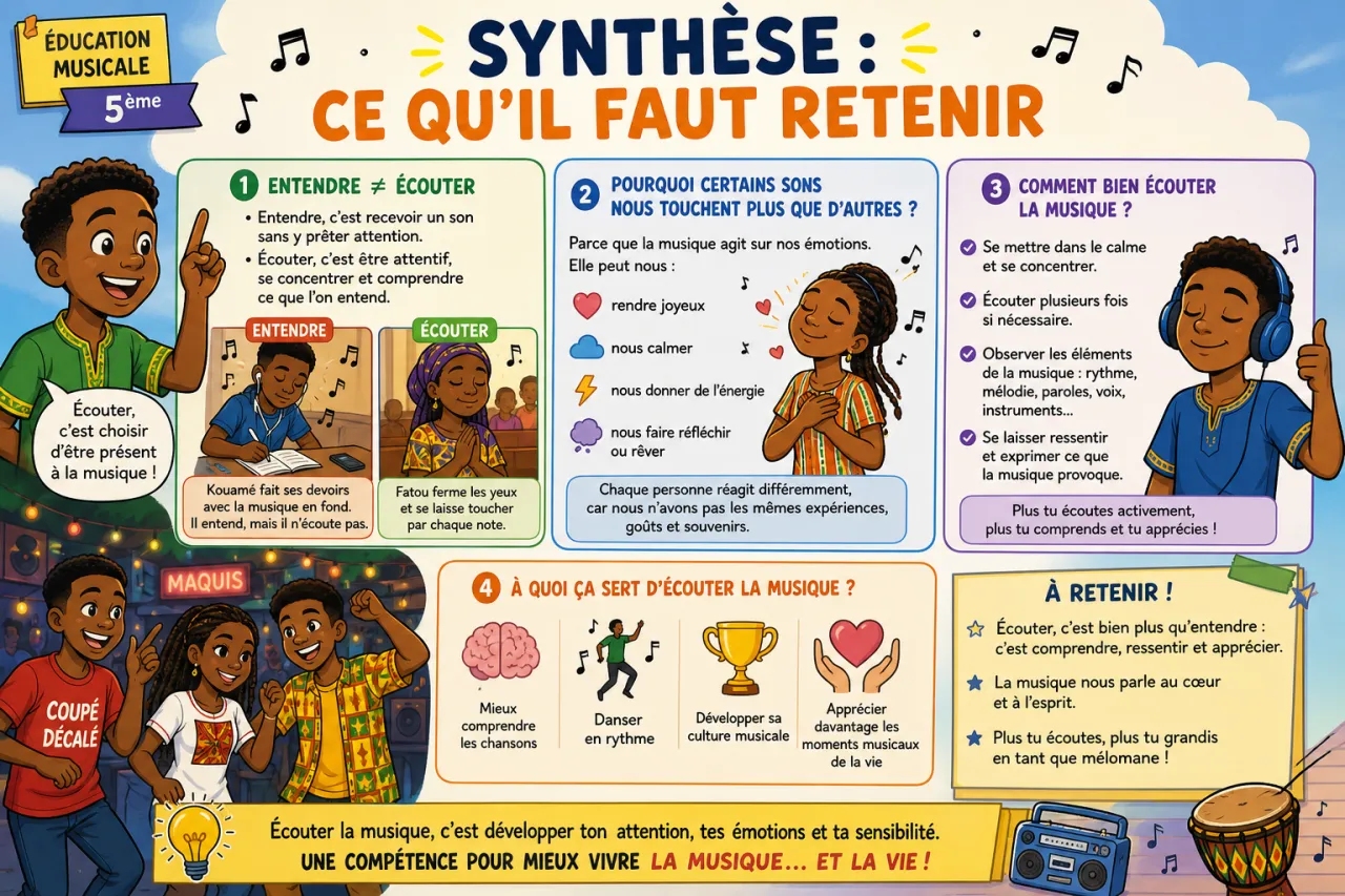 Écoute musicale — illustration