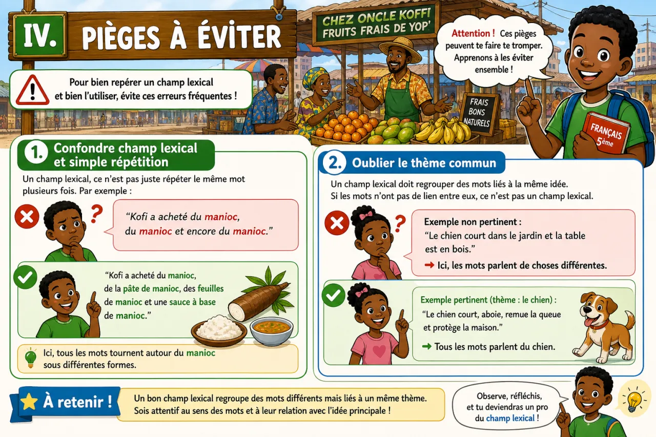 Champ lexical — illustration