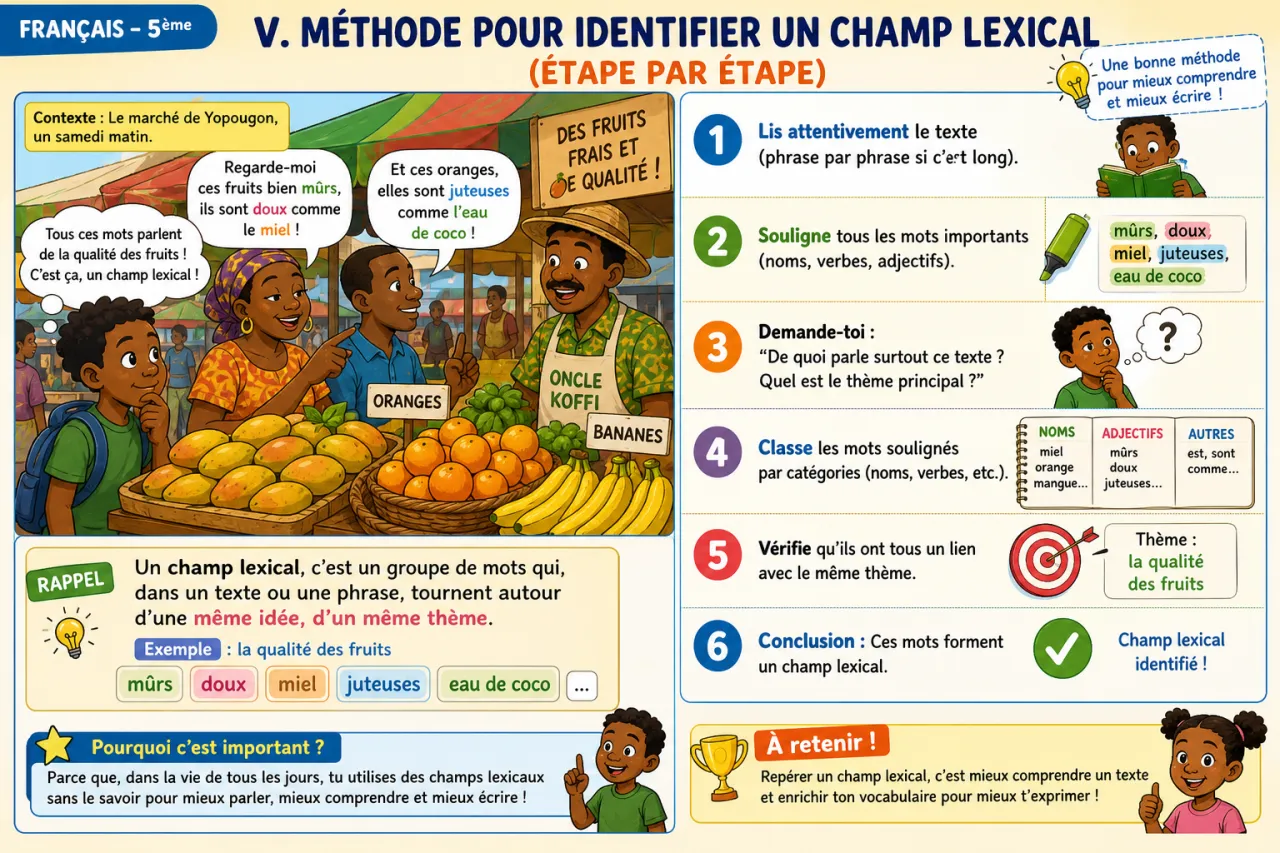Champ lexical — illustration