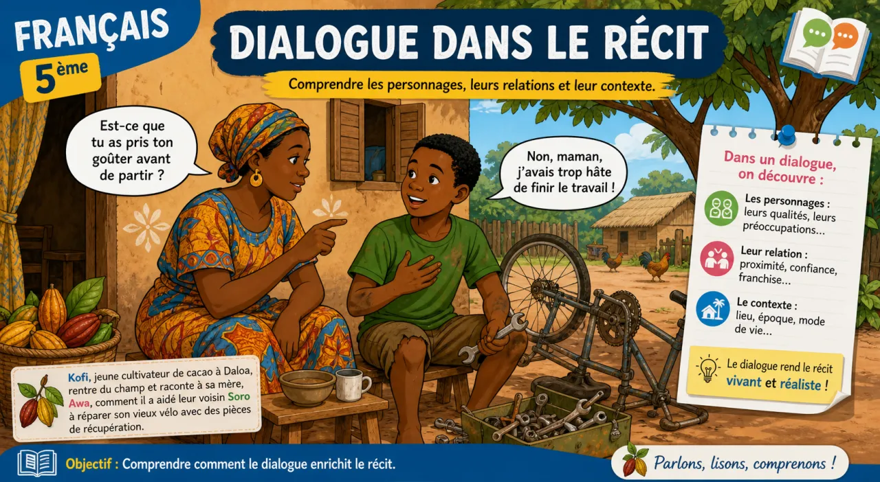 Dialogue dans le récit