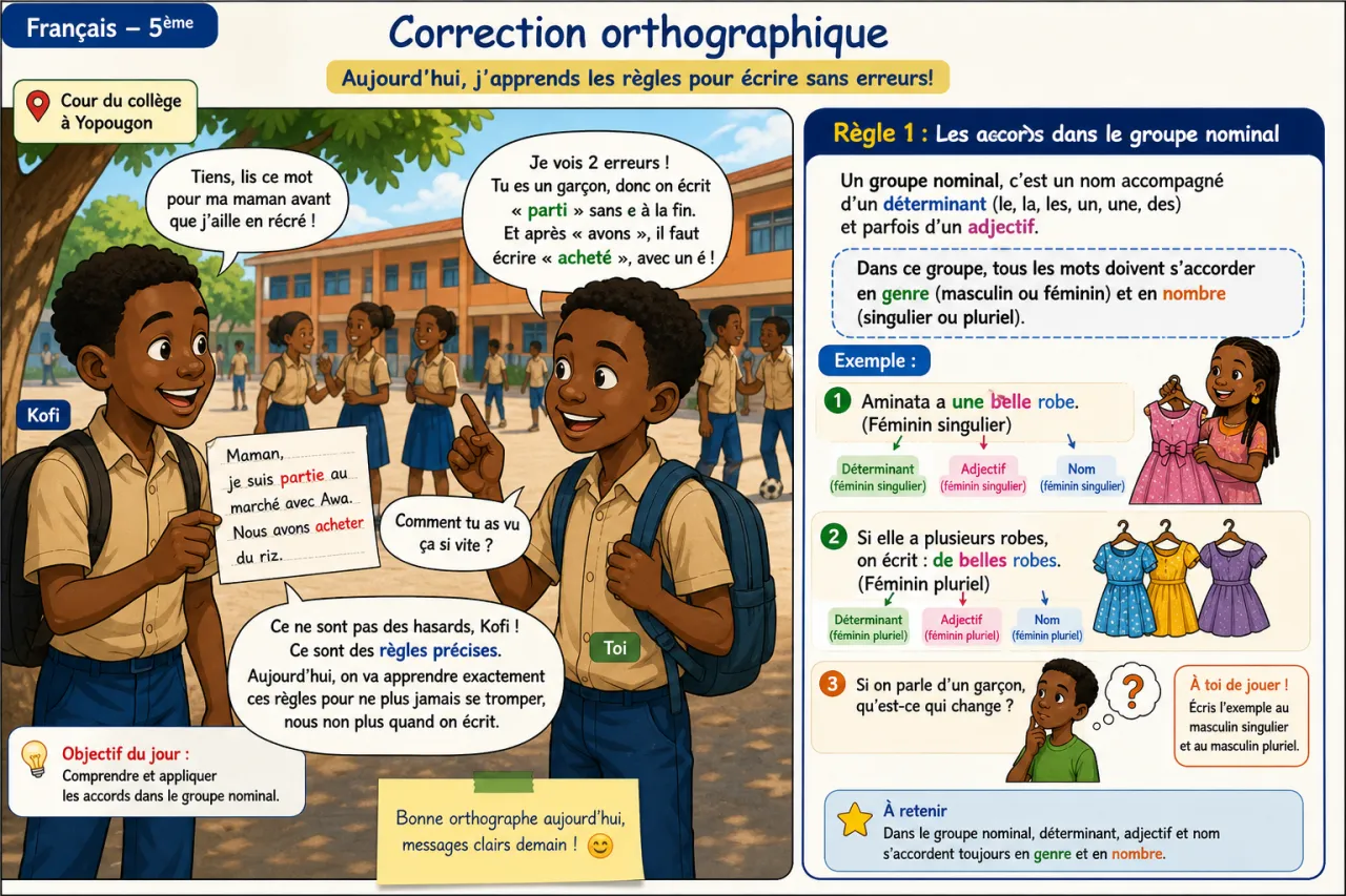 Correction orthographique — illustration