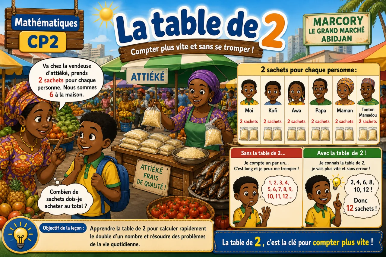 La table de 2