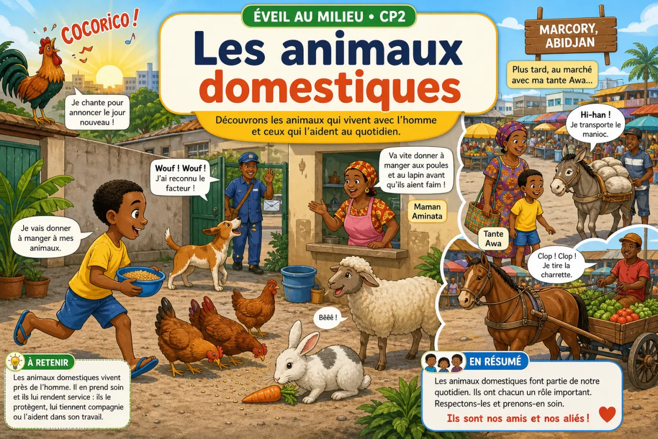 Les animaux domestiques