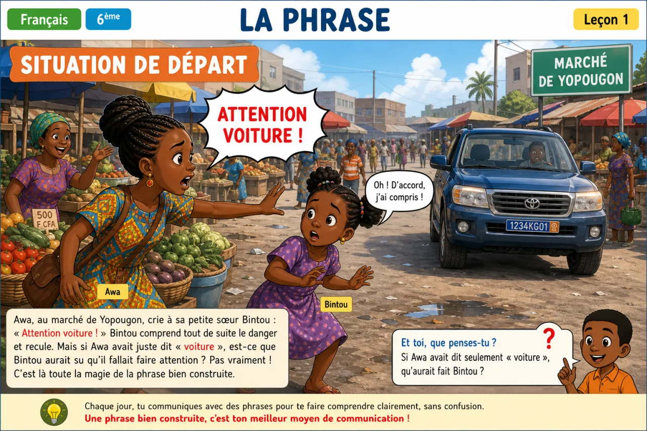 La phrase — illustration