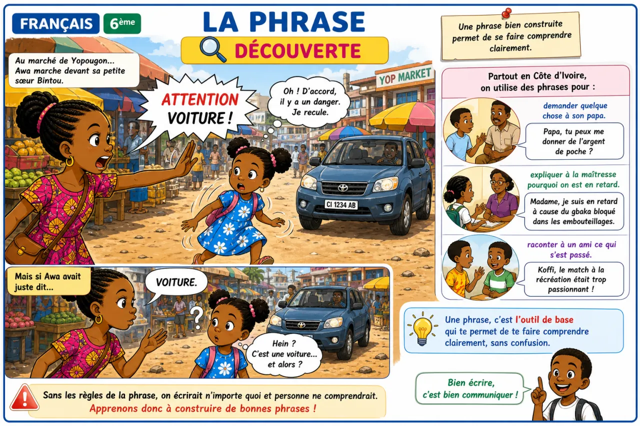 La phrase — illustration