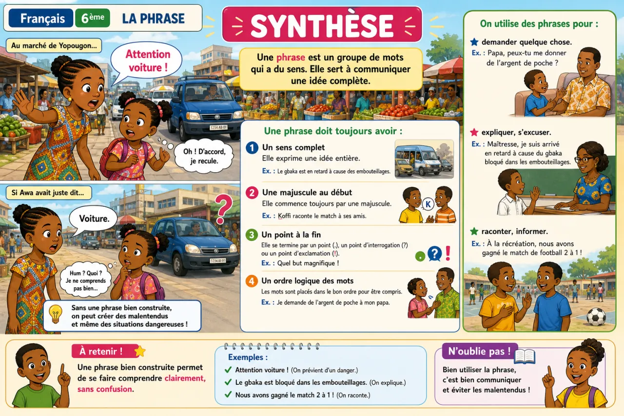 La phrase — illustration