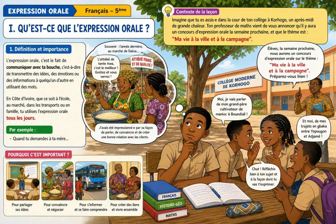 Expression orale — illustration