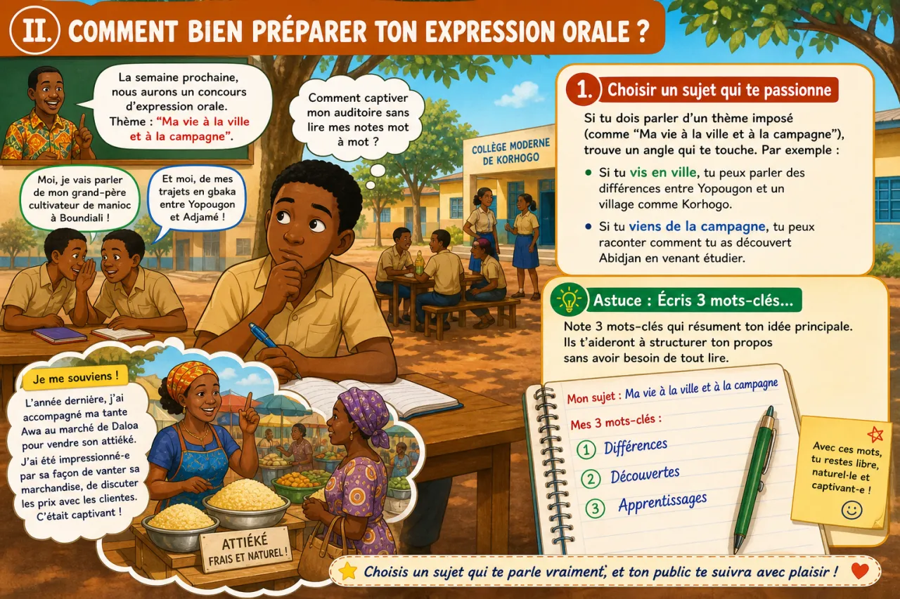 Expression orale — illustration