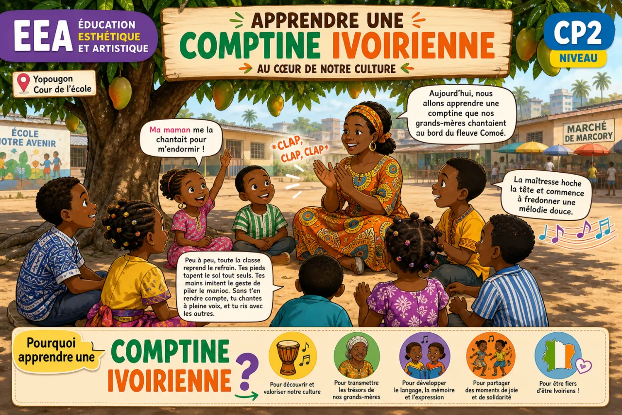 Apprendre une comptine ivoirienne