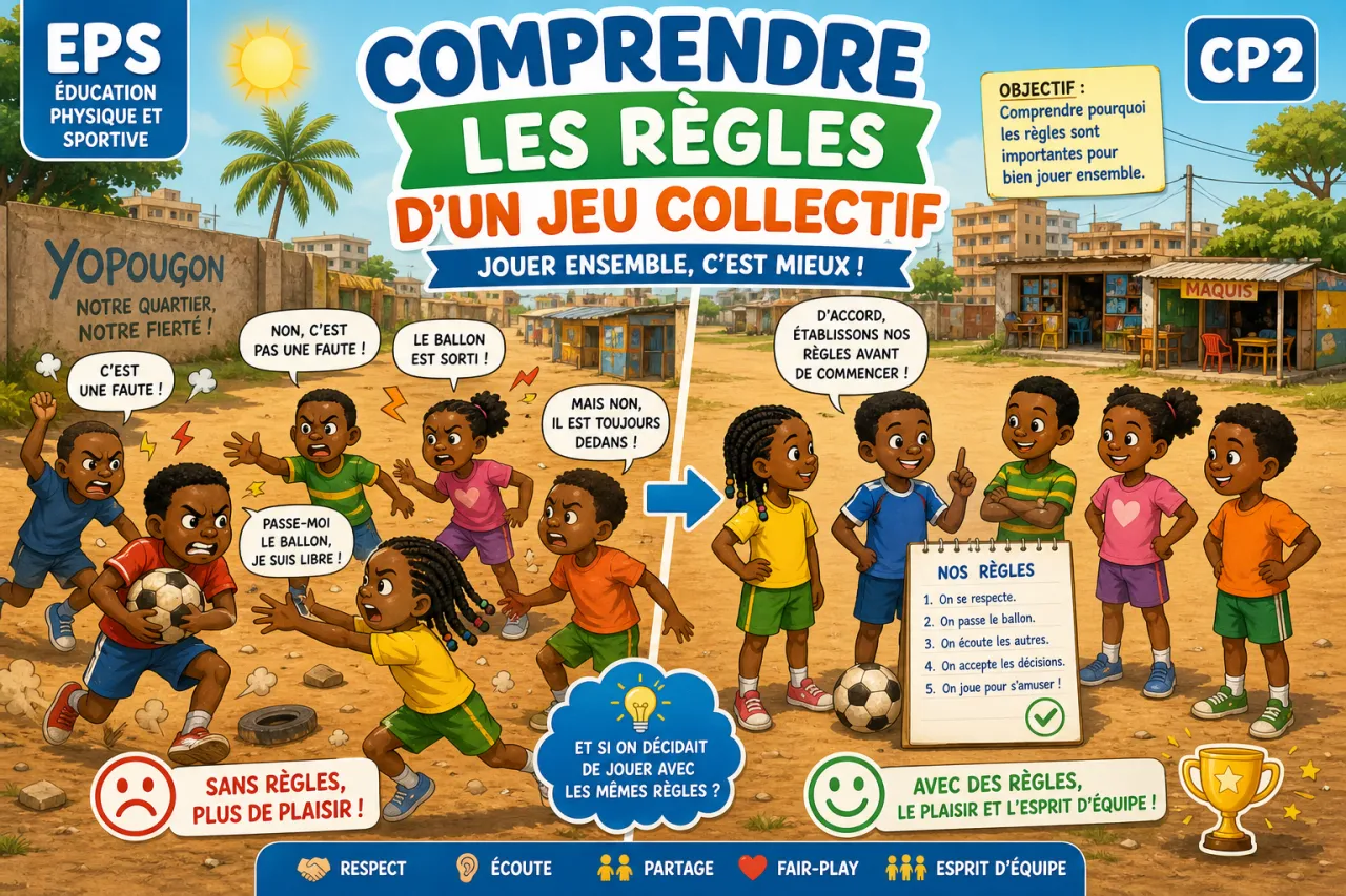 Comprendre les règles d'un jeu collectif