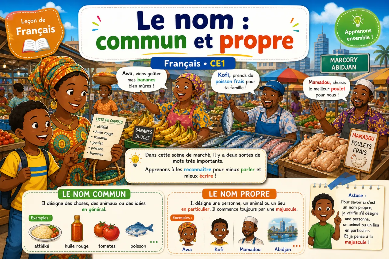 Le nom : commun et propre