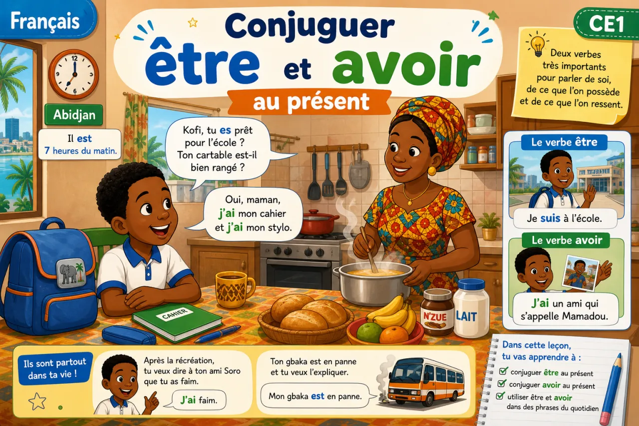 Conjuguer être et avoir au présent