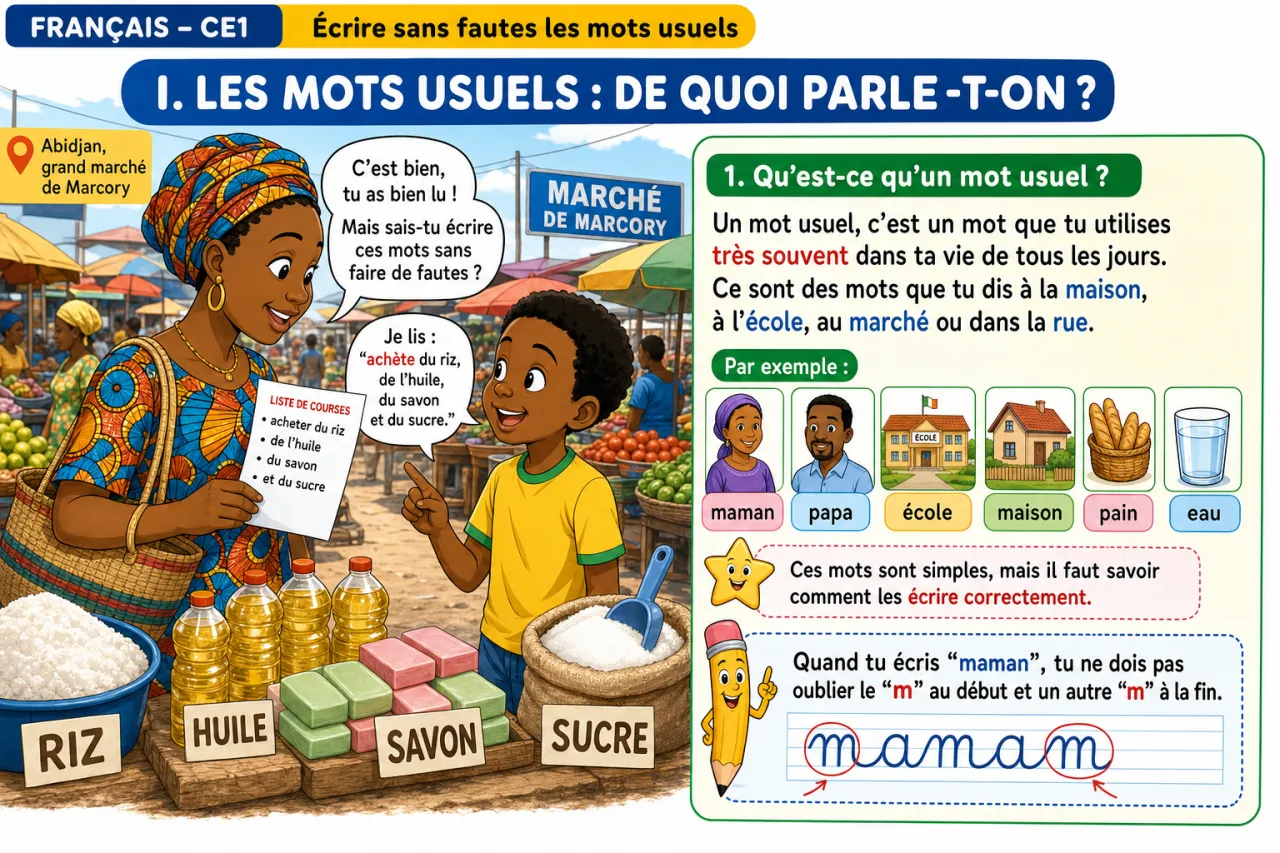 Écrire sans fautes les mots usuels — illustration