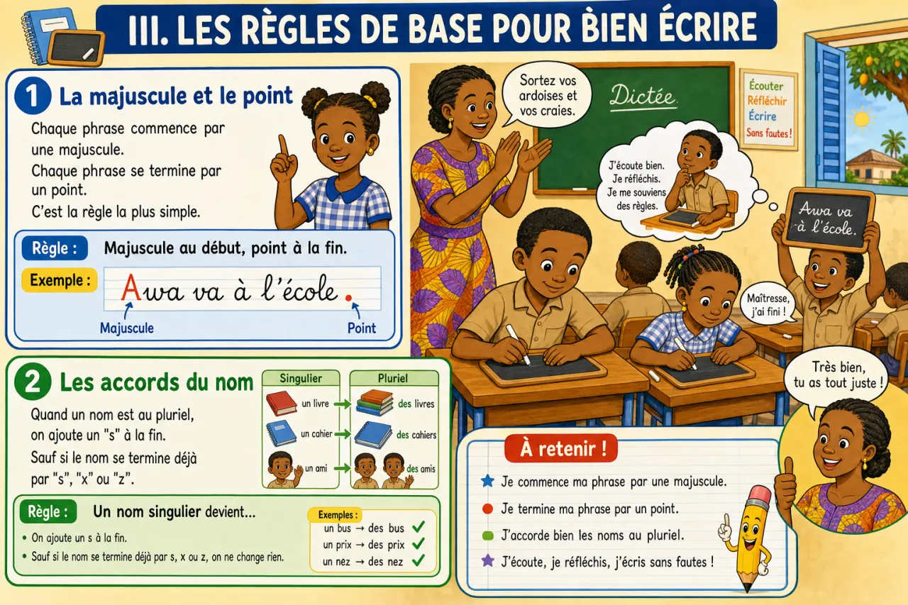 Préparer une dictée courte — illustration