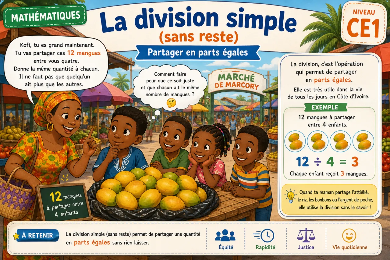 La division simple (sans reste)