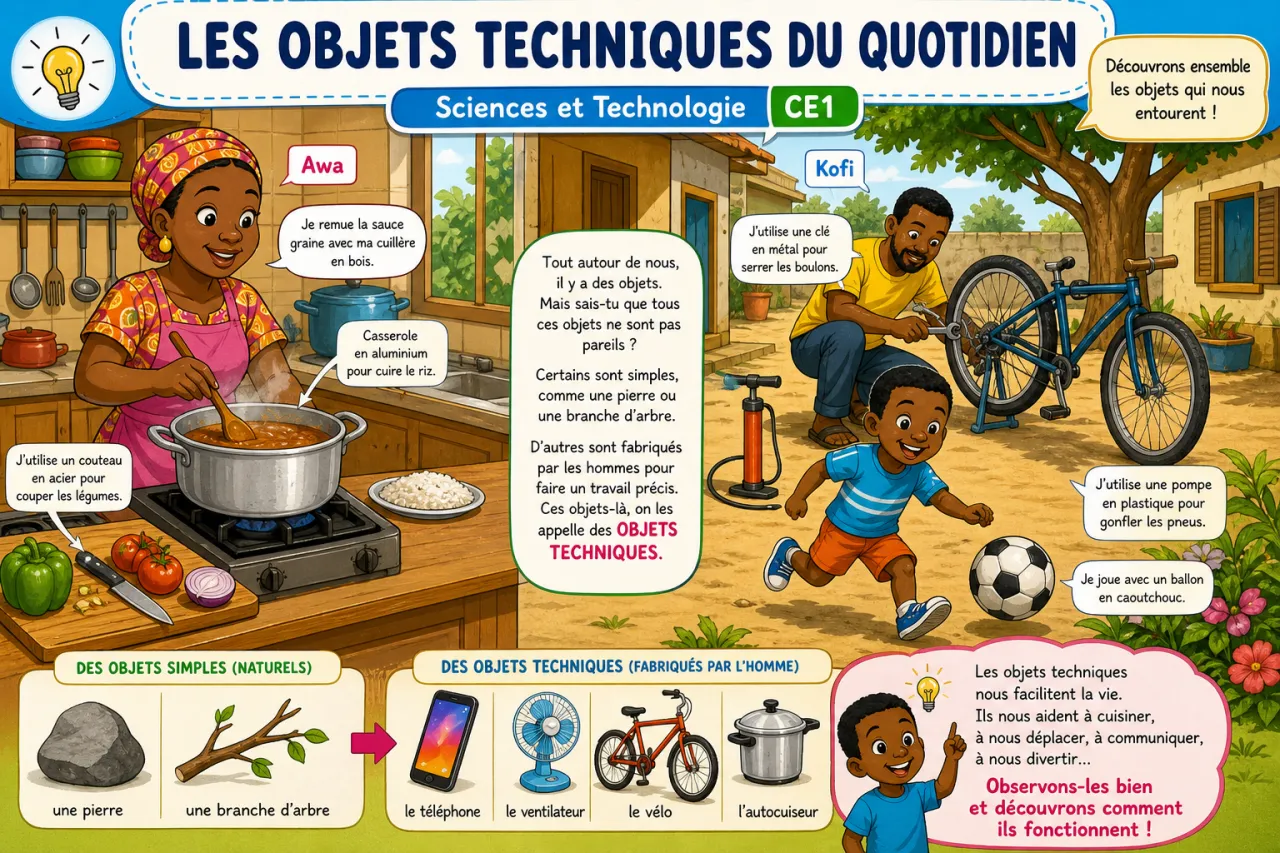 Les objets techniques du quotidien